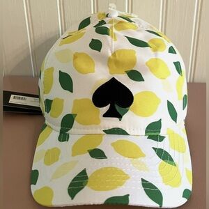 Kate Spade Lemon/Lime Summer Cap NWT